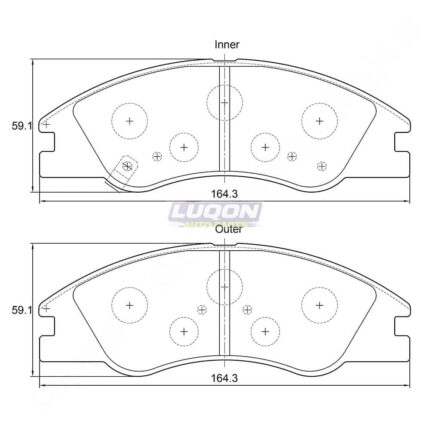 Premium Ferodo Brake Pads (Front) for Kia Cerato