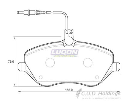 KBC Brake Pads (Front) for Citroen, Peugeot, Renault